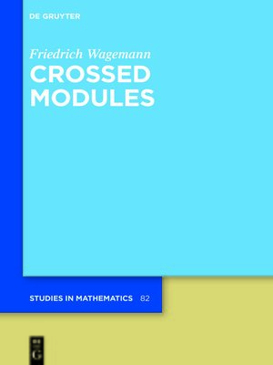 cover image of Crossed Modules
